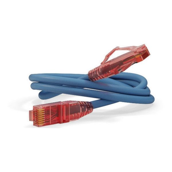 Патч-корд HyperLine PC-LPM-UTP-RJ45-RJ45-C5e-3M-LSZH-BL 3 м, синий